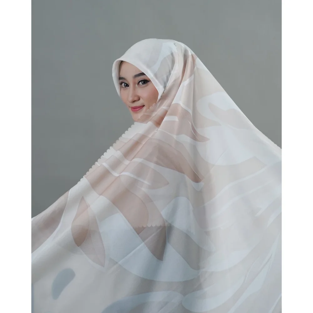 Hafshah Series Poly Cotton ARKAFF | Jilbab Segiempat - Image 8