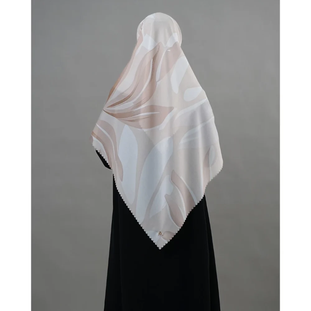 Hafshah Series Poly Cotton ARKAFF | Jilbab Segiempat - Image 4