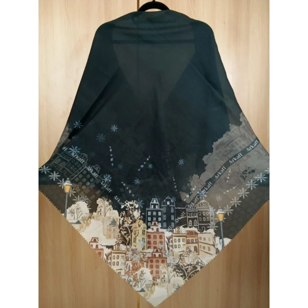 ARKAFF - Ghania Scarf Poly Cotton | Jilbab Segiempat - Image 3